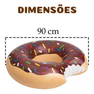 Imagem de Boia Donuts Rosquinha Piscina Inflavel Criança Adulto Grande - Bruartt