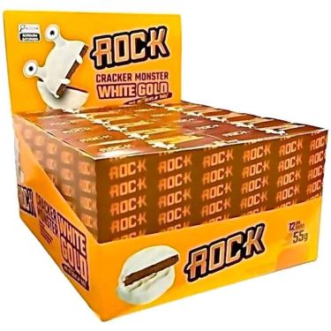 Imagem de Rock Cracker Monster White Gold 12 Unidade Alfajor Rock