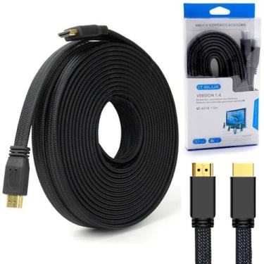 Imagem de Cabo HDMI para TV Vídeo Game Computador Full HD 3Mts It Blue