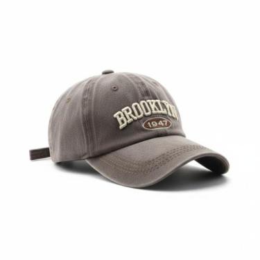 Imagem de Boné Baseball Brooklyn Vintage  Algodão Lavado Bordado Retrô  Luke Spo
