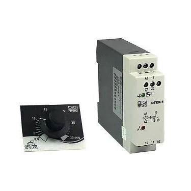Imagem de Dter-1 rele tempo 30s kit remoto potenciometro 220vca digimec