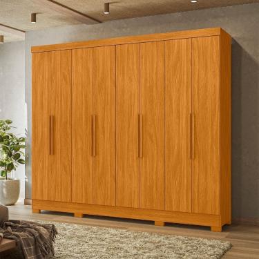 Imagem de Guarda Roupa Roupeiro Diplomata 08 Portas 04 Gavetas Cinamomo Moval