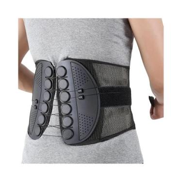 Imagem de Cinto De Suporte Lombar Esportivo Ajustável Com Malha Respirável E Cor