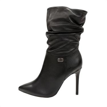 Imagem de Bota Fem Cano Baixo Bottero 378201-6, Preto, 36