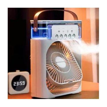 Imagem de Refrigerador De Ar Ventilador Umidificador Portátil Com Led - oem