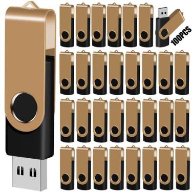 Imagem de Unidade flash USB EASTBULL de 1 GB USB 2.0 Memory Stick, pacote com 10