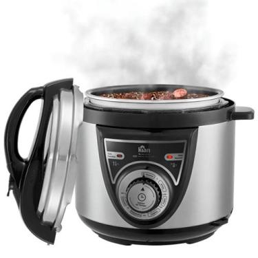 Imagem de Panela De Pressão Elétrica Mecânica Inox 4l 800w Kian Para Cozinha Cas