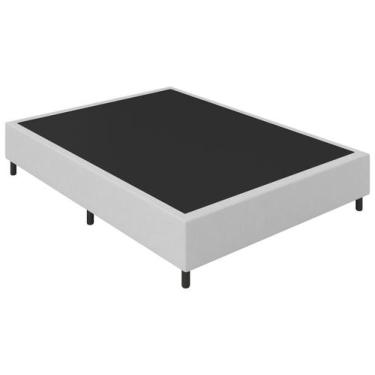 Imagem de Base Cama Box Casal Prorelax 37x138x188cm Milão, Branco, Casal