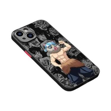 Imagem de Capa De Telefone Matte Demon Slayer Para Apple iPhone 15 pro Max 13 14