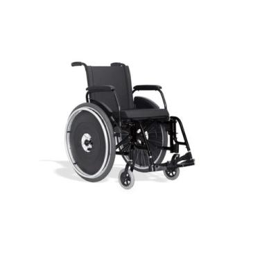 Imagem de Cadeira de rodas avd alumínio 42 cm - ortobras, PRETA