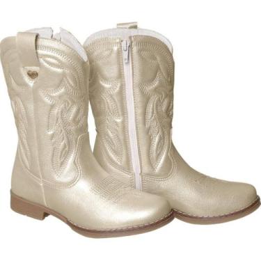 Imagem de Bota Infantil Xua Xua Feminina Texana Gold, 30