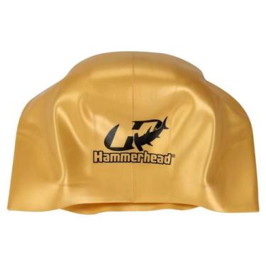 Imagem de Touca De Natação Silicone P Record Breaker Hammerhead, Dourado