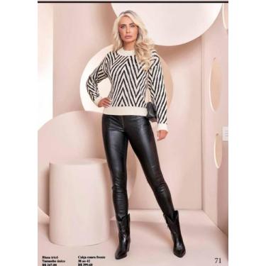 Imagem de Blusa de tricô blusa de frio  casaco -  Karina Rabello tamanho M
