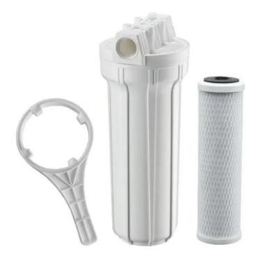 Imagem de Filtro De Água Para Cavalete Carvão Ativado + Refil Reserva - Globalfi