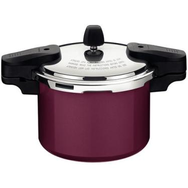 Imagem de Panela de Pressão Tramontina Torino 4,5L Indução Revestimento Cerâmico