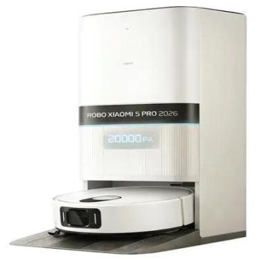 Imagem de Robô Aspirador Xiaomi Vacuum 5 Pro 110v Lançamento 2026 20.000Pa, 110V