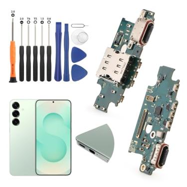 Imagem de Conector Dock para Samsung Galaxy S25+ Porta de Carregamento Cabo Flex Substituição para Samsung Galaxy SM-S936U Carregador USB Dock Board Conector com Ferramentas