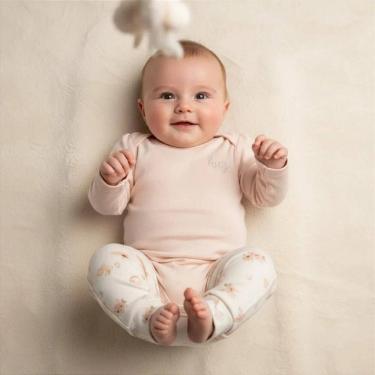 Imagem de Conjunto de Body Hug Longo Calça Chá Da Tarde Rosa Pêssego