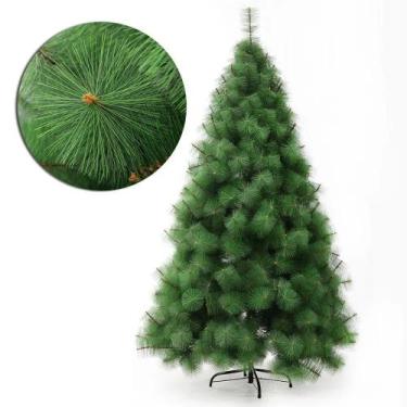 Imagem de Árvore De Natal Pinheiro Verde 1,20m 170 Galhos Cheia Base Metal - New