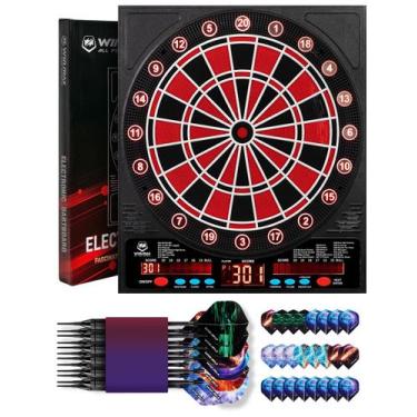 Imagem de Dardo Eletrônico WIN.MAX Soft Tip 34 Jogos 13,5"