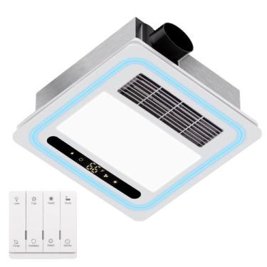 Imagem de Ventilador Exaustor para Banheiro Oeukas 4 em 1 190 CFM 1800W