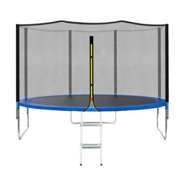 Imagem de Cama Elástica 244cm com Rede e Proteção Diâmetro 8 Pés - Tander