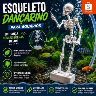 Imagem de Esqueleto dançarino para aquário doce ou marinho - Myshoop3D