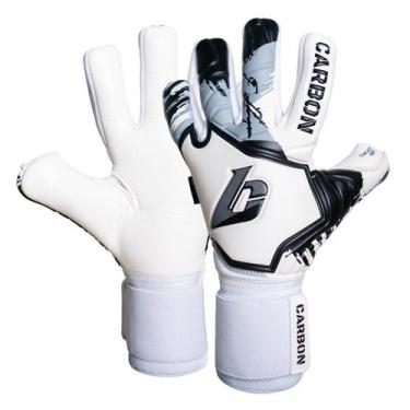 Imagem de Luva de Goleiro Profissional Carbon Contact, Branco, 9, Par