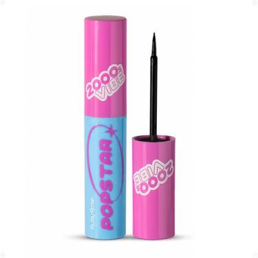 Imagem de Delineador Líquido Ruby Rose Popstar Eyes Don't Lie Dark Line Hb-e2101