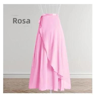 Imagem de Saia De Dança Longa De Chiffon Para Mulheres, Tutu De Ballet, Lenço En