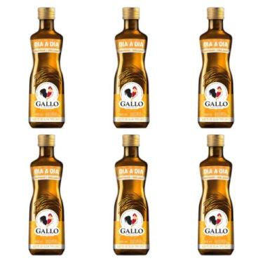 Imagem de Kit 06 Azeite Gallo Tipo Unico Vidro Dia A Dia 400ml