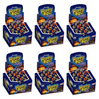 Imagem de Kit 06 Chiclete Happy Bol Bruxolita Q Pinta 140G - Florestal