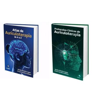 Imagem de Kit 2 Livros - Atlas E Protocolos De Auriculoterapia