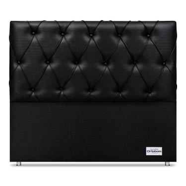 Imagem de Cabeceira Murat Facto Nero Casal (9x140x125) - Ortobom