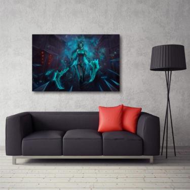 Imagem de Quadro decorativo League of Legends - Jogos - Tela em Tecido 4