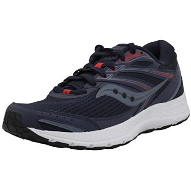 Imagem de Saucony Tênis de corrida masculino Cohesion 13, Preto/laranja, 41