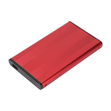 Imagem de Capa para disco rígido USB 2.0, capacidade de 2 TB Compartimento de HDD de 2,5 polegadas 480 Mbps com taxa de transferência de liga de alumínio para OS X para Vista para