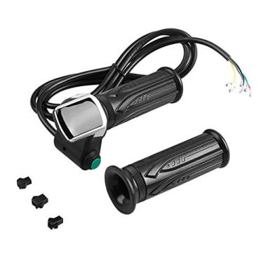 Imagem de Akozon Cabo de Acelerador Elétrico, 1 Par de Manoplas de Guidão com Visor LCD para Carros Elétricos Scooter (36V)