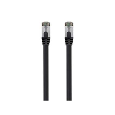 Imagem de Monoprice Cabo de rede Ethernet Cat8 26AWG S/FTP – 15 metros – Preto, 2GHz, 40Gbps, 3dB Headroom, cobre puro nu, PVC – série Entegradado, 141019