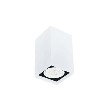 Imagem de Spot de Sobrepor Newline Cube Par 20 E27 Bivolt Branco e Preto