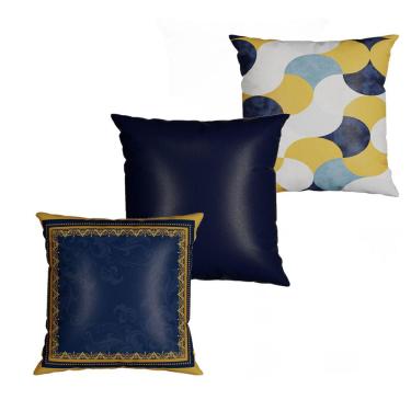 Imagem de Kit com 3 Almofadas Decorativas Arabi 43cm x 43cm 452 Belchior