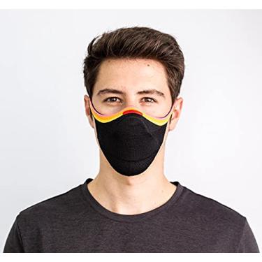 Imagem de Máscara Esportiva Fiber Knit - Tamanho G (Masculino), Preto Pride