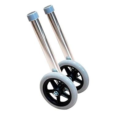 Imagem de Par De Rodas Para Andador 3 Barras D10 Dellamed