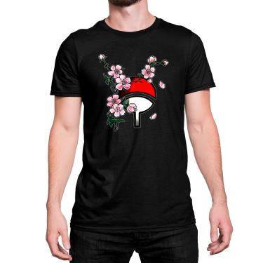 Imagem de Camiseta T-Shirt Naruto Flores Simbolo Flowers