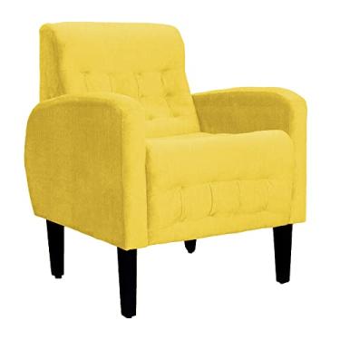 Imagem de Poltrona Decorativa Luiza Para Sala Suede Cores - DS Estofados