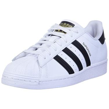 Imagem de adidas Originals Superstar feminino, Branco/Preto/Branco, 38