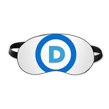 Imagem de America Emblem Partido Democratic Blue Sleep Eye Shield Capa para sombra noturna macia