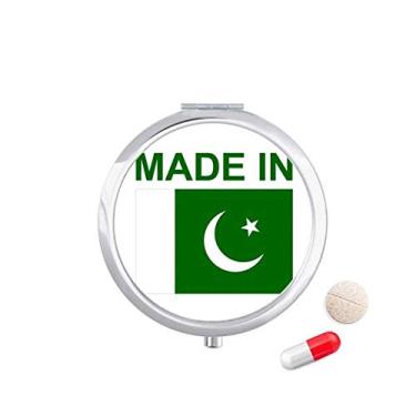 Imagem de Estojo de comprimidos feito no Paquistão, caixa de armazenamento de remédios