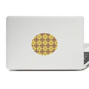 Imagem de Adesivo de notebook com ilustração decorativa roxa dourada da Tailândia com emblema de vinil gráfico para laptop