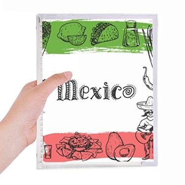 Imagem de Caderno de desenho de cacto Mexico Cuisine com folhas soltas e diário recarregável